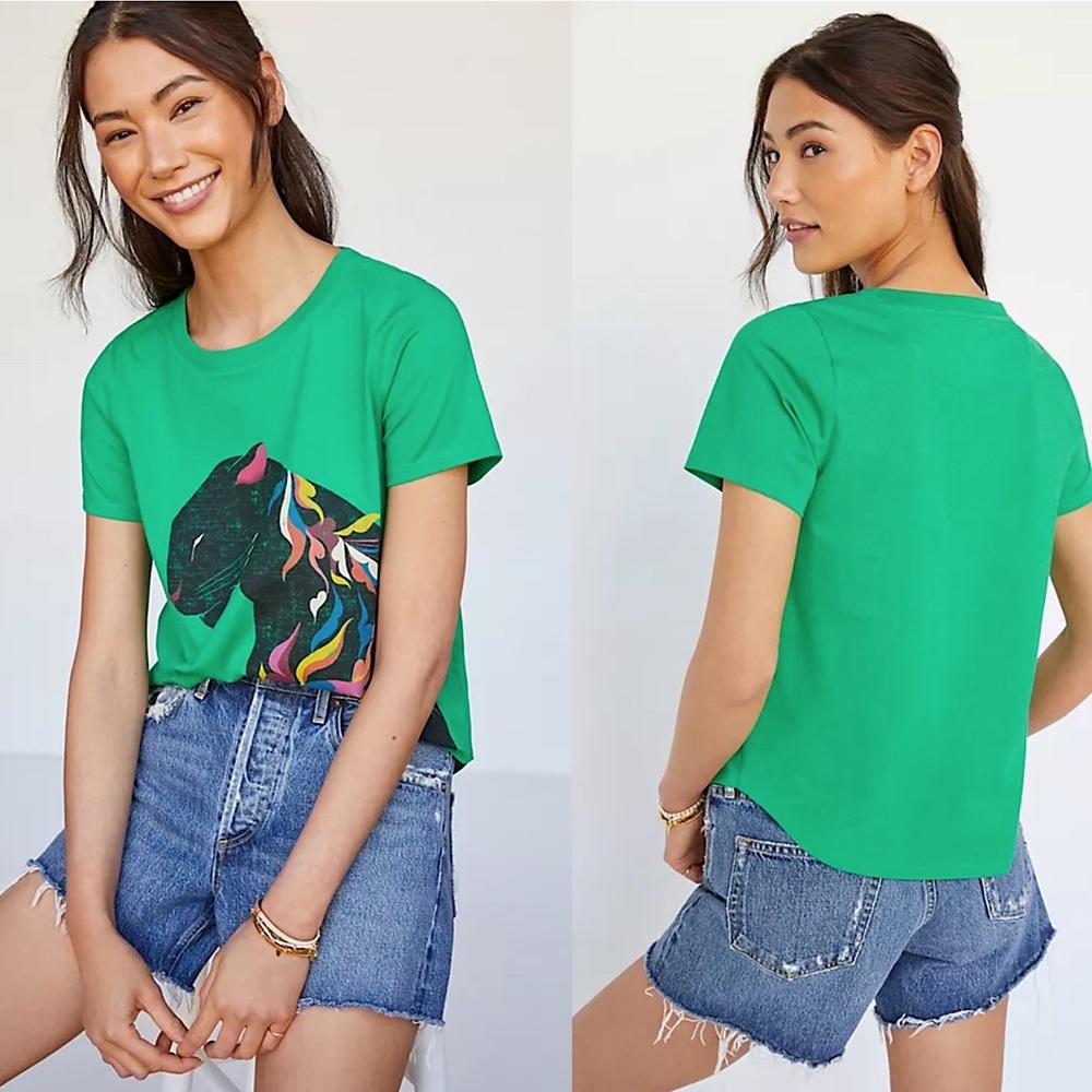 Anthropologie green tee brand new
